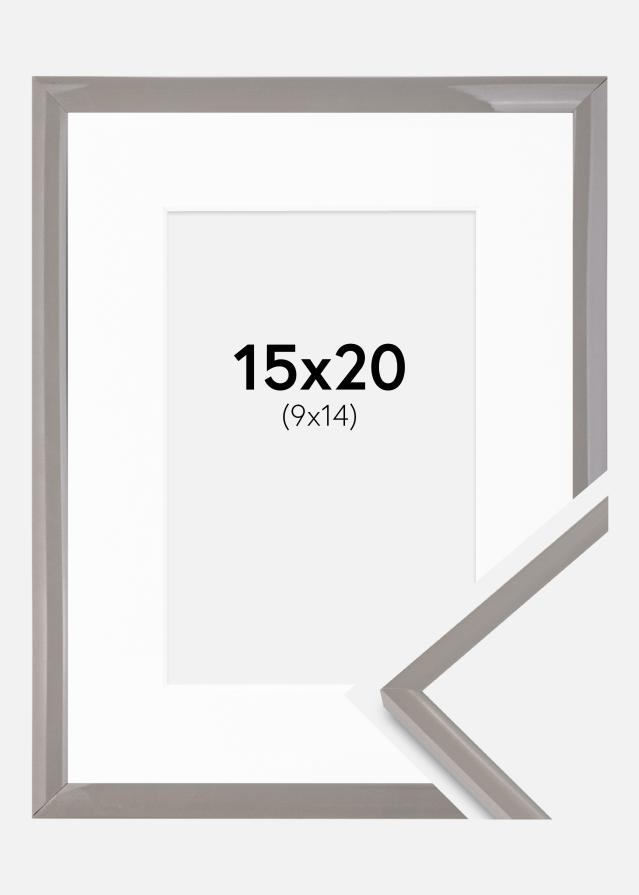 Rám New Lifestyle země šedá 15x20 cm - Pasparty Bílý 10x15 cm