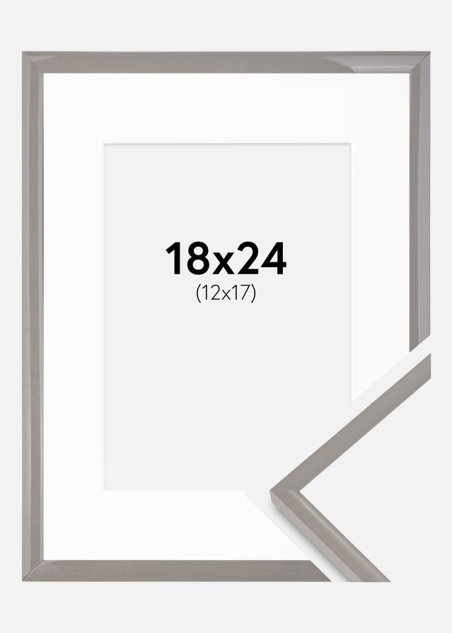 Rám New Lifestyle země šedá 18x24 cm - Pasparty Bílý 13x18 cm