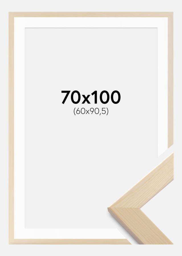 Rám Trendline Příroda 70x100 cm - Pasparty Bílý 61x91,5 cm