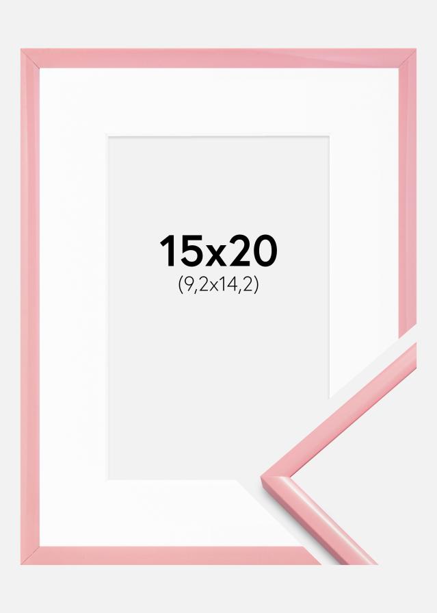 Rám New Lifestyle Růžový 15x20 cm - Pasparty Bílý 4x6 inches