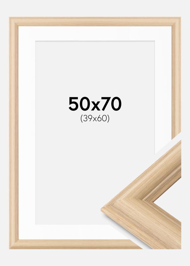 Rám Västkusten dub 50x70 cm - Pasparty Bílý 40x61 cm