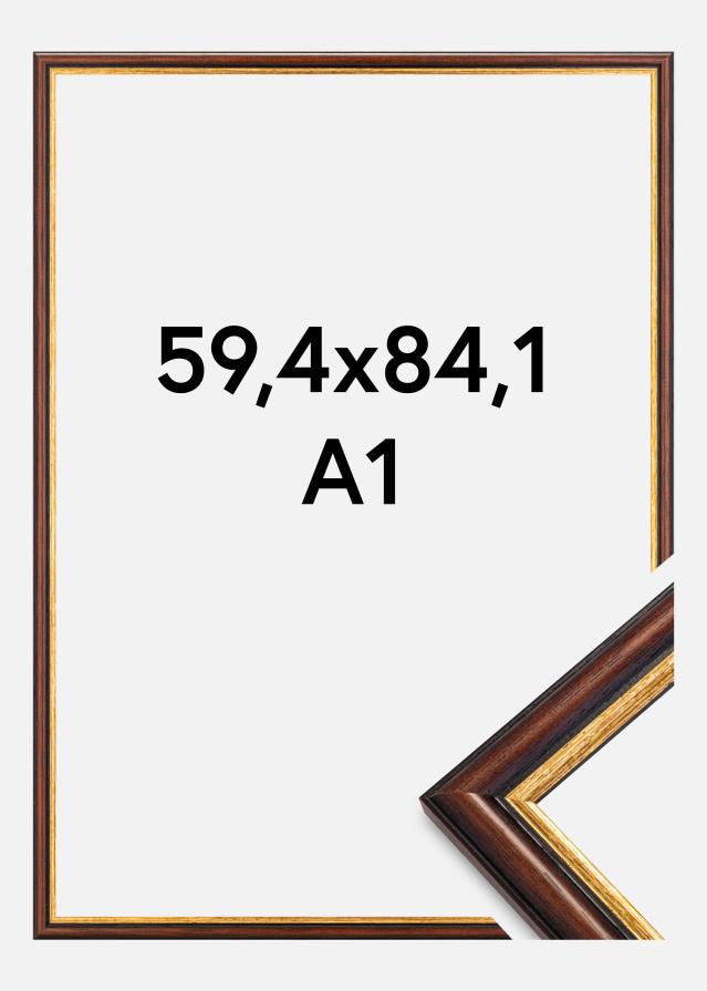 Rám Siljan Akrylové sklo Hnědý 59,4x84,1 cm (A1)