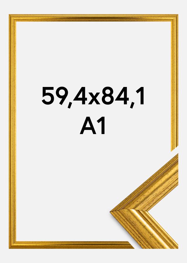 Rám Västkusten Akrylové sklo Zlatá 59,4x84,1 cm (A1)