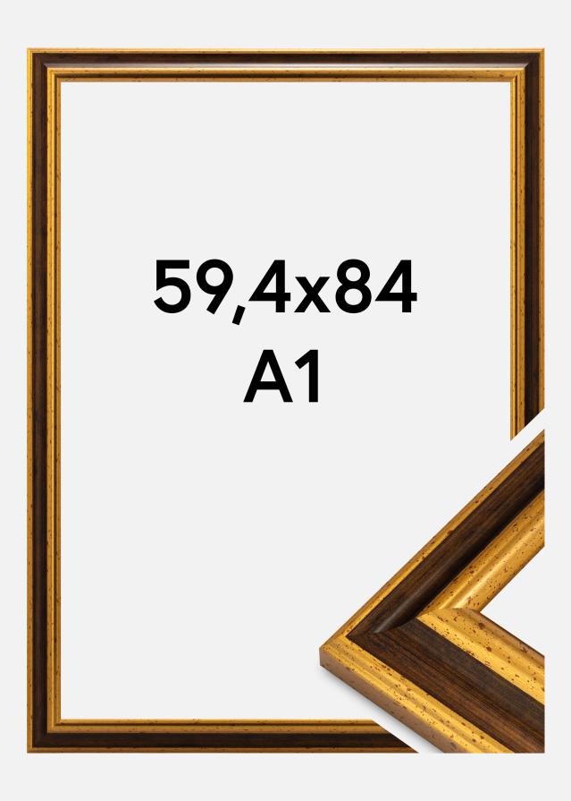 Rám Aberystwyth Akrylové sklo Zlatá 59,4x84,1 cm (A1)