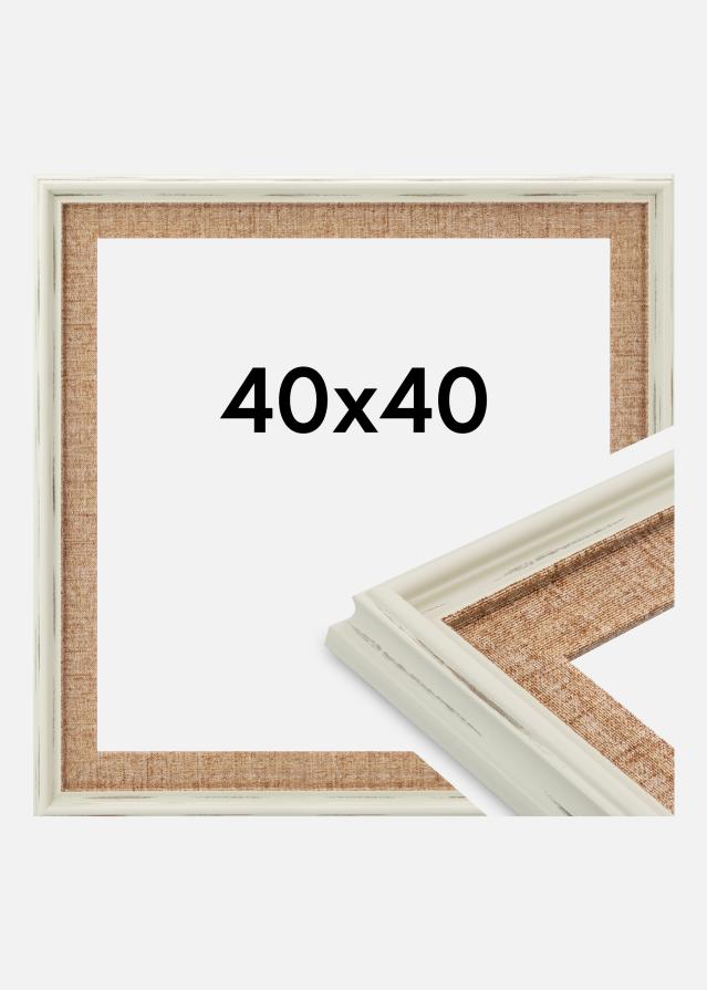 Rám Sandweave Akrylové sklo Bílá 40x40 cm