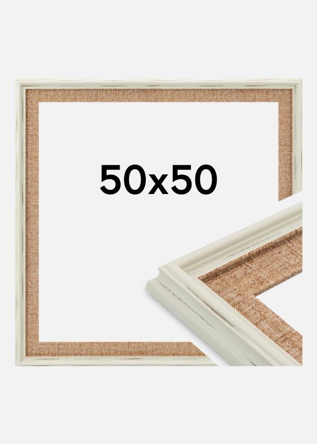 Rám Sandweave Akrylové sklo Bílá 50x50 cm