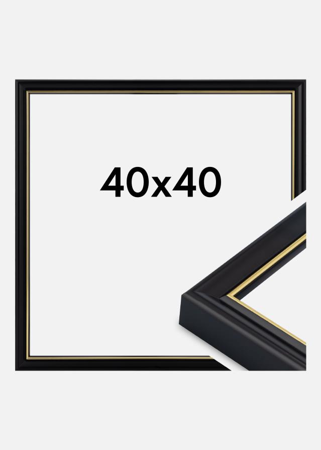 Rám Canterbury Akrylové sklo Černá 40x40 cm