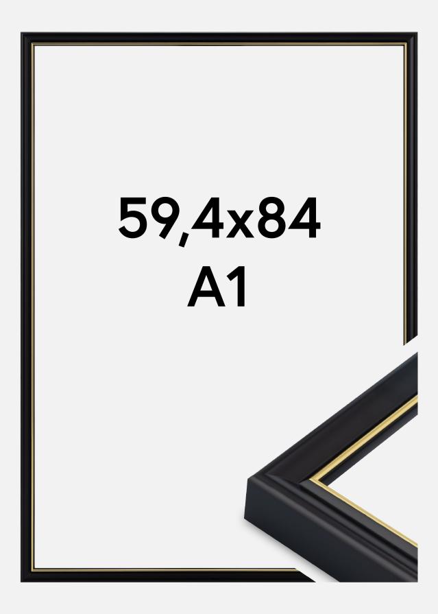 Rám Canterbury Akrylové sklo Černá 59,4x84,1 cm (A1)