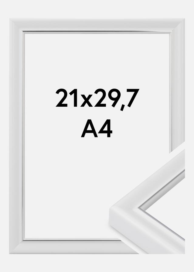 Rám Canterbury Akrylové sklo Bílá 21x29,7 cm (A4)