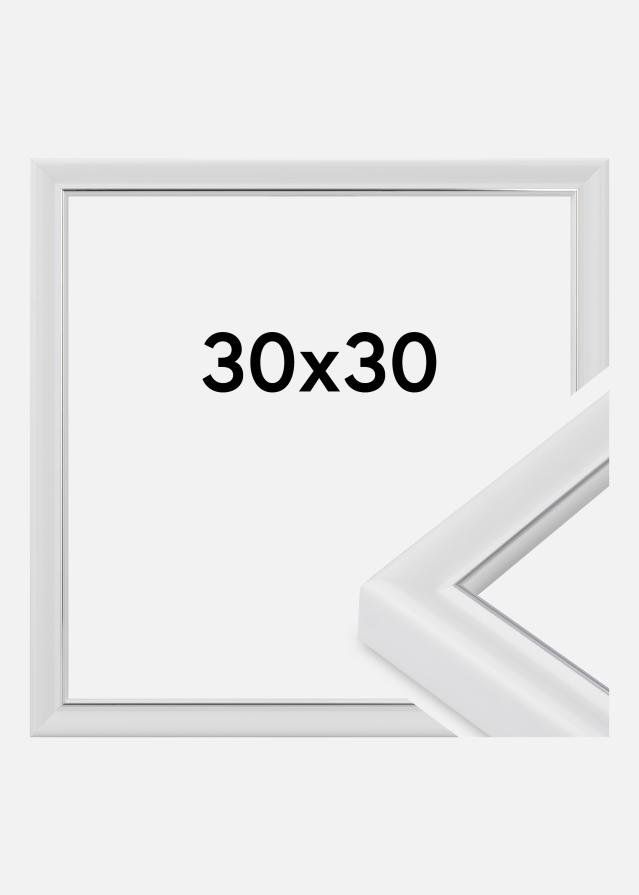 Rám Canterbury Akrylové sklo Bílá 30x30 cm