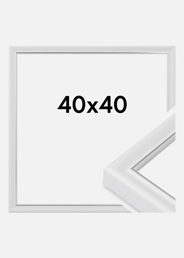 Rám Canterbury Akrylové sklo Bílá 40x40 cm