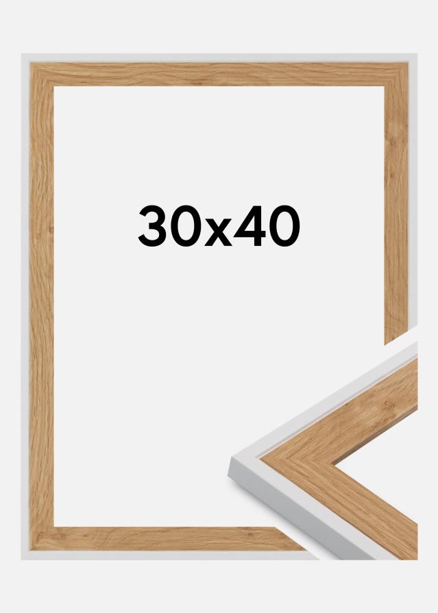 Rám Clearline Akrylové sklo Bílá 30x40 cm