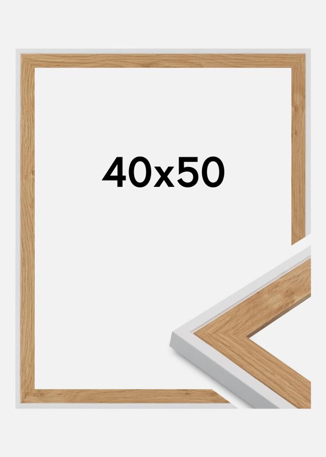 Rám Clearline Akrylové sklo Bílá 40x50 cm