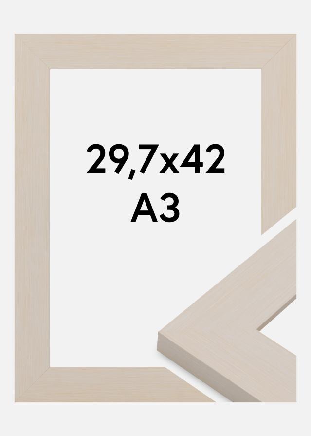 Rám Pembrokeshire Akrylové sklo Bílá 29,7x42 cm (A3)