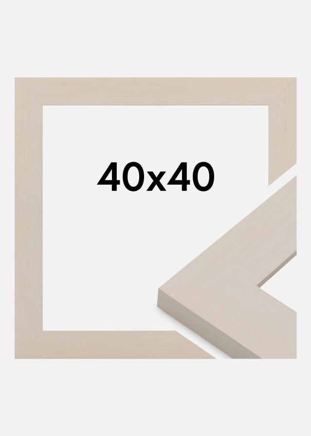 Rám Pembrokeshire Akrylové sklo Bílá 40x40 cm