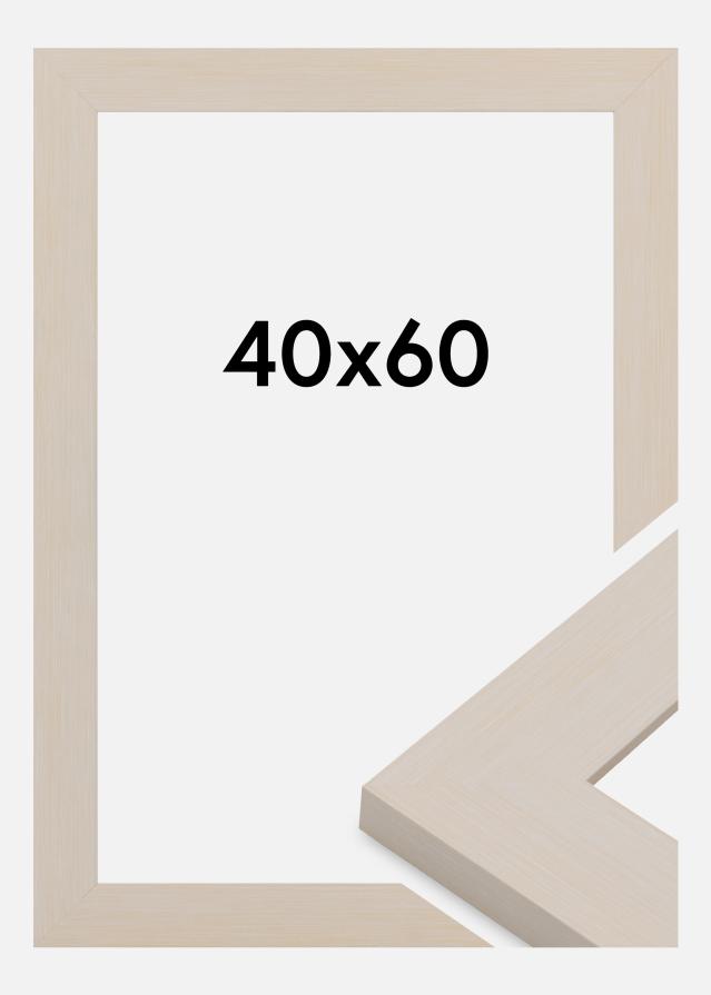 Rám Pembrokeshire Akrylové sklo Bílá 40x60 cm