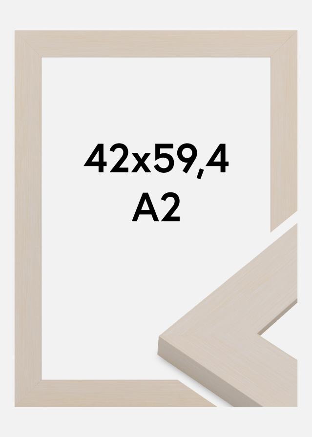 Rám Pembrokeshire Akrylové sklo Bílá 42x59,4 cm (A2)