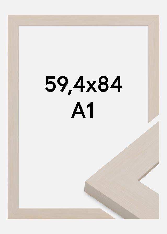 Rám Pembrokeshire Akrylové sklo Bílá 59,4x84,1 cm (A1)