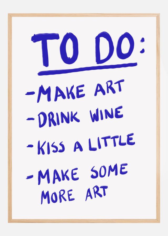 Creative To-Do List Plakát