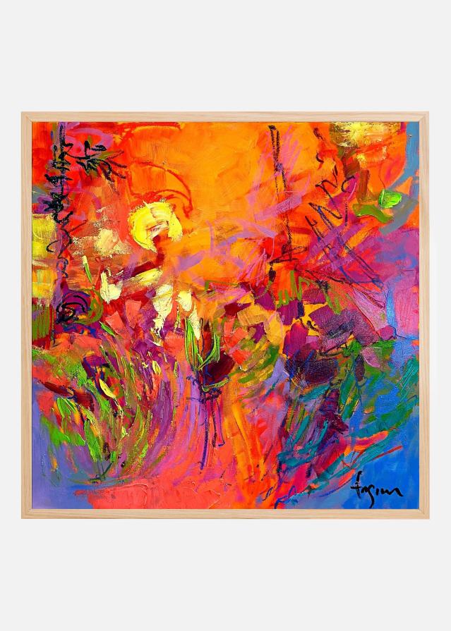 Vivid Sunburst Plakát