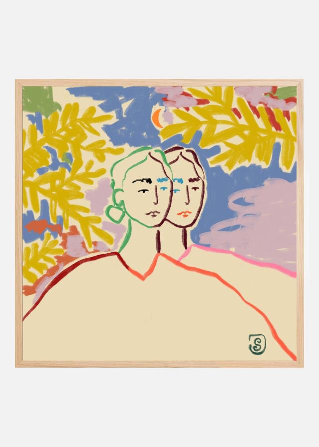 Gemeni Zodiac Plakát