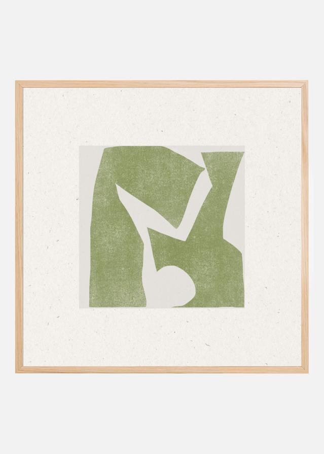 Green Geometric Harmony Plakát