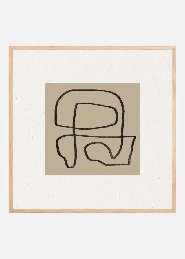 Curved Labyrinth Plakát