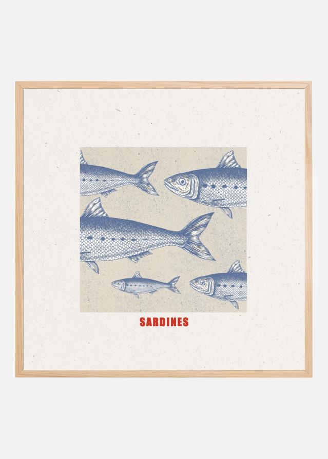 Blue Fish Harmony Plakát