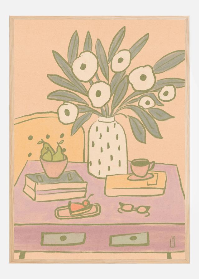 My Desk Still Life Plakát