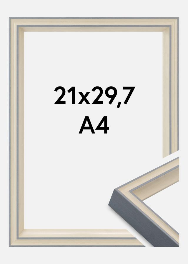 Rám Riga Akrylové sklo Šedý 21x29,7 cm (A4)