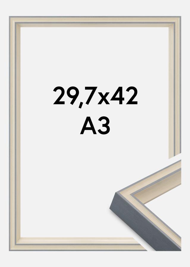 Rám Riga Akrylové sklo Šedý 29,7x42 cm (A3)