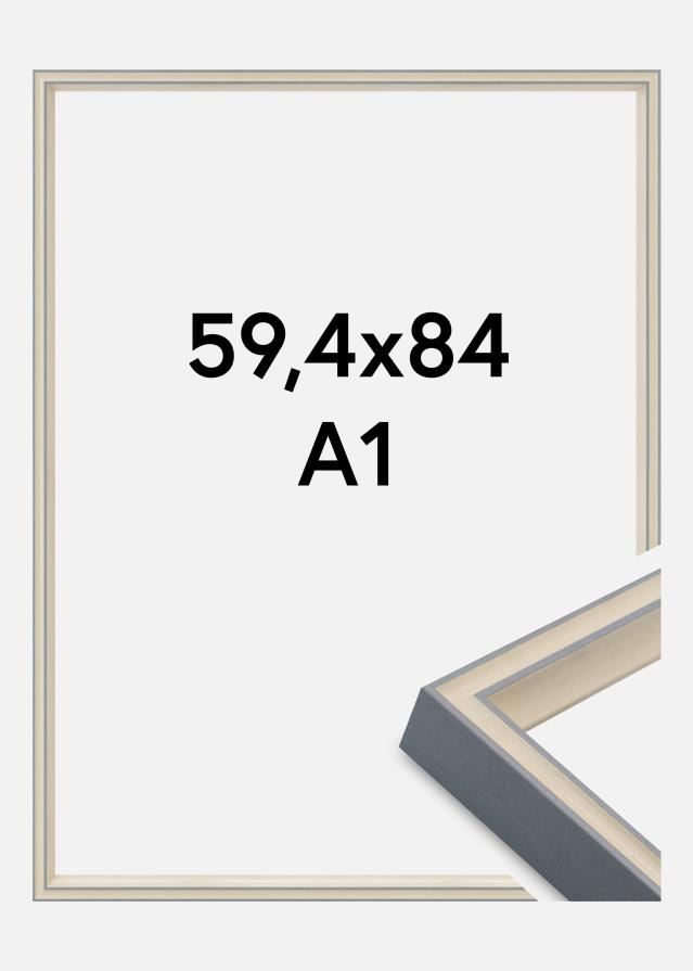 Rám Riga Akrylové sklo Šedý 59,4x84 cm (A1)