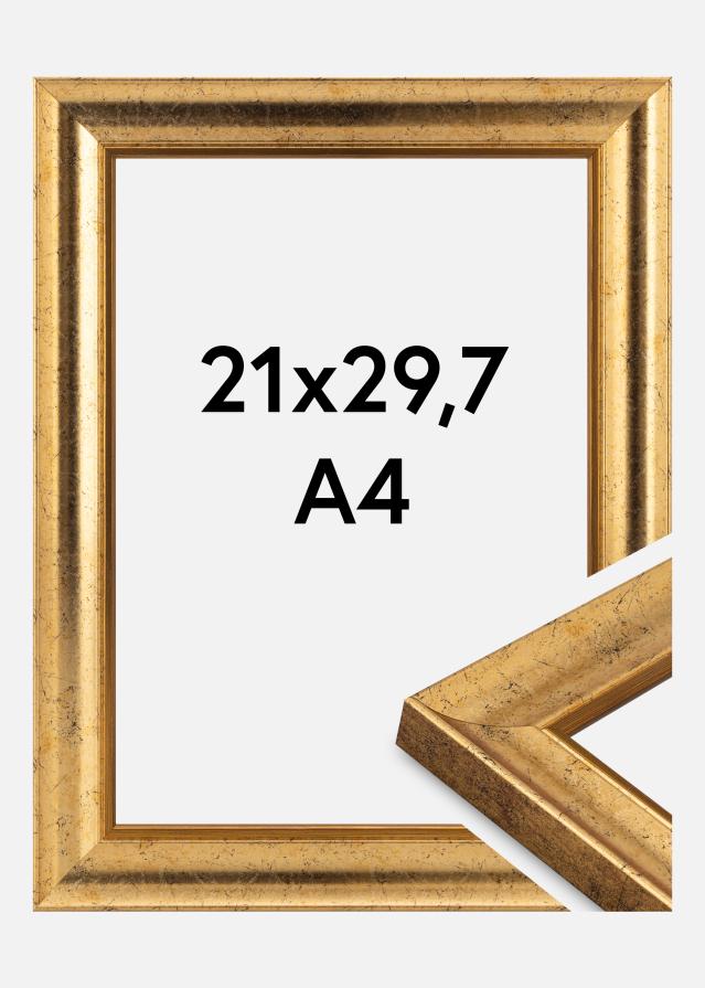 Rám Conca Akrylové sklo Zlatá 21x29.7 cm (A4)