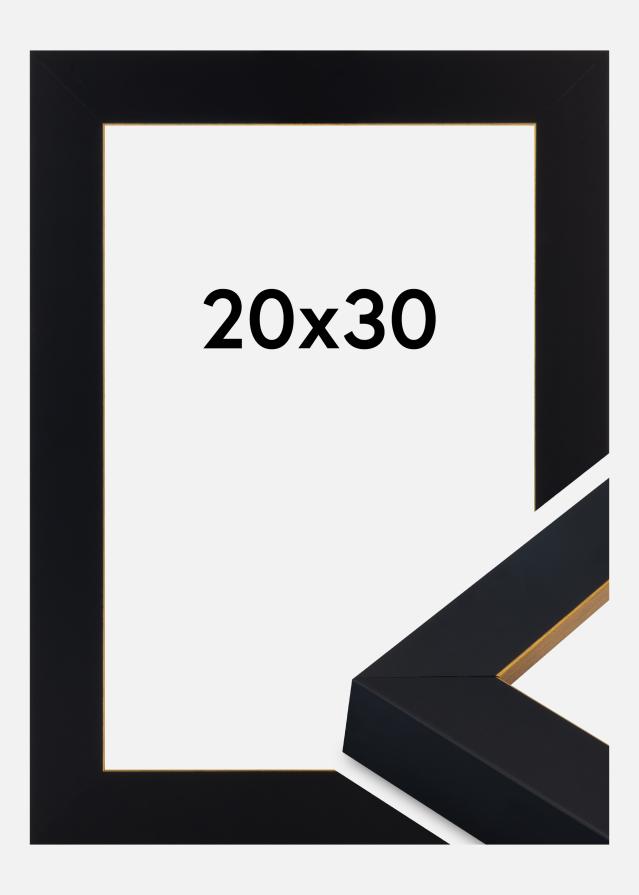 Rám Sussex Akrylové sklo Černá/Zlatá 20x30 cm