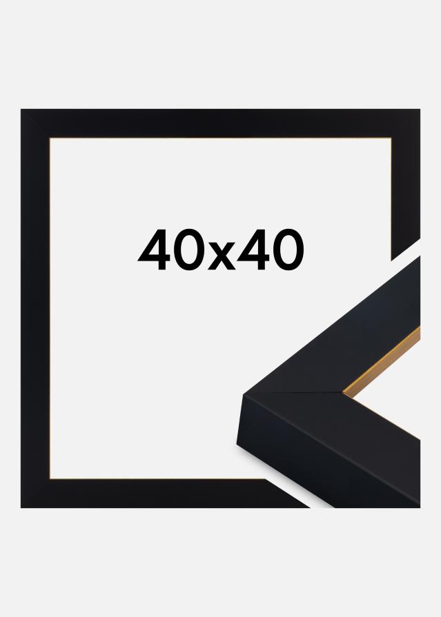 Rám Sussex Akrylové sklo Černá/Zlatá 40x40 cm