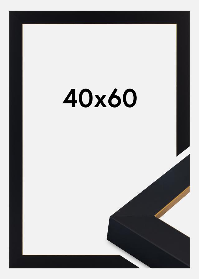 Rám Sussex Akrylové sklo Černá/Zlatá 40x60 cm