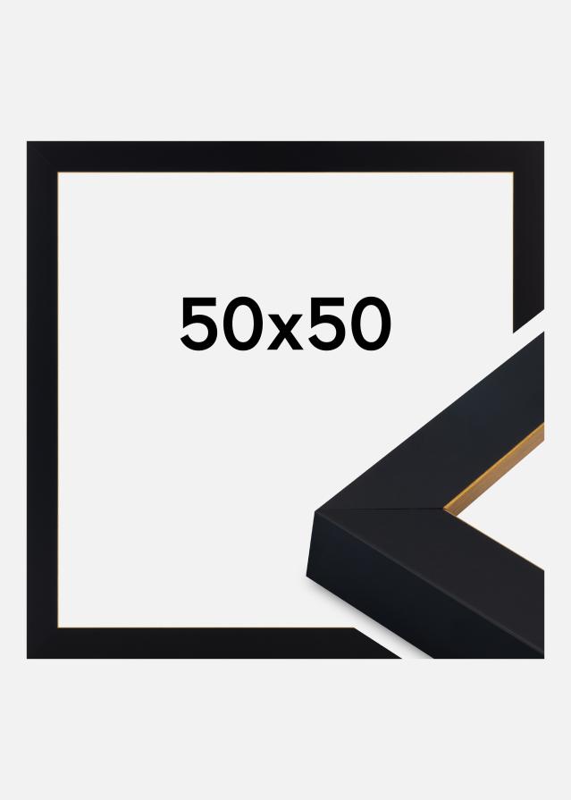 Rám Sussex Akrylové sklo Černá/Zlatá 50x50 cm