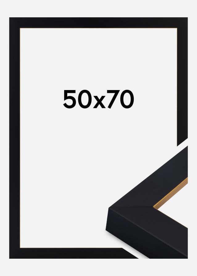 Rám Sussex Akrylové sklo Černá/Zlatá 50x70 cm