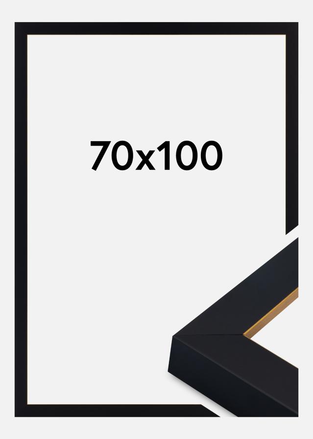 Rám Sussex Akrylové sklo Černá/Zlatá 70x100 cm