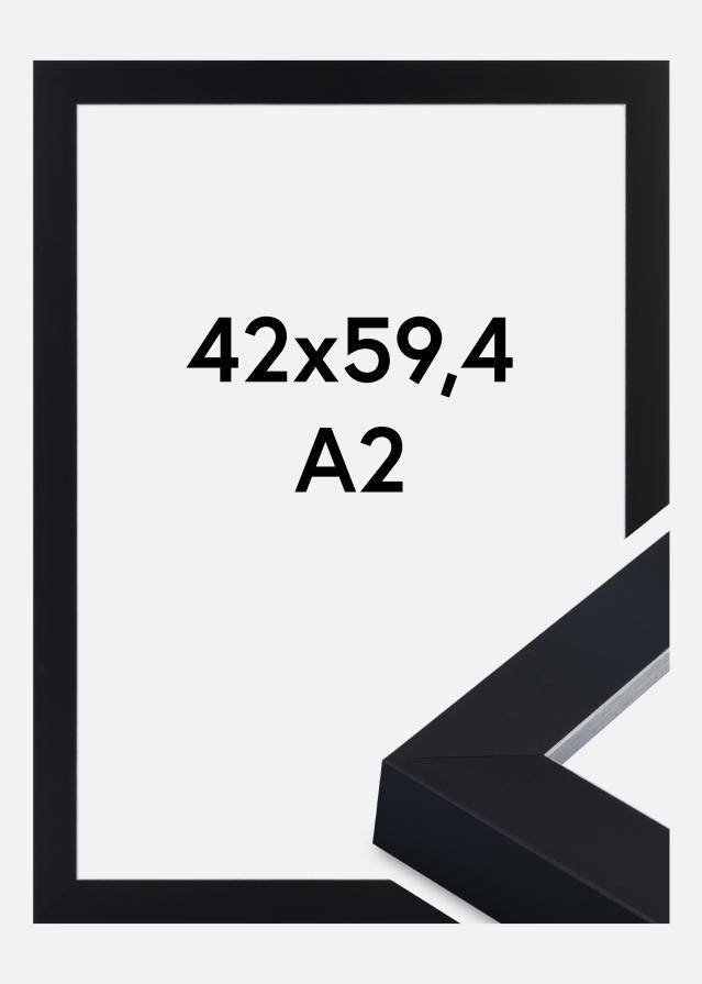 Rám Sussex Akrylové sklo Černá/Stříbrná 42x59,4 cm (A2)
