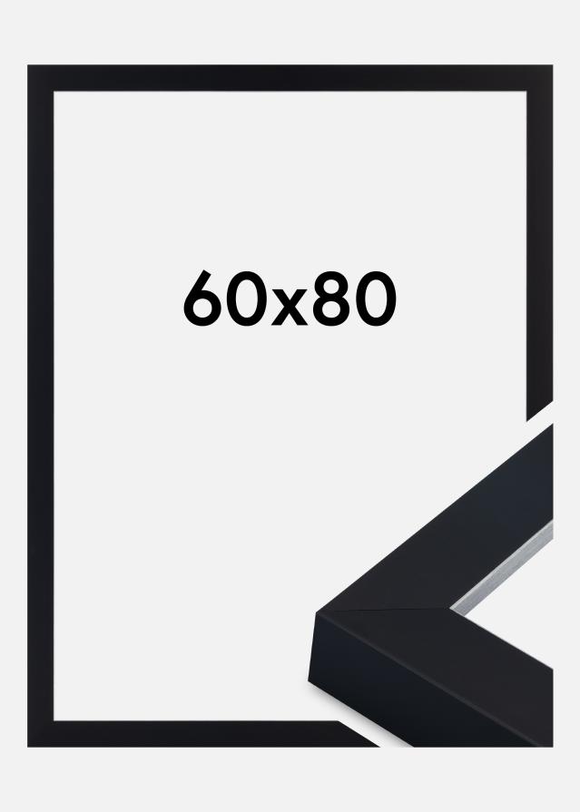 Rám Sussex Akrylové sklo Černá/Stříbrná 60x80 cm