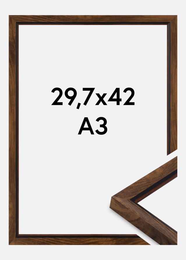 Rám Obsidian Akrylové sklo Ořech 29,7x42 cm (A3)