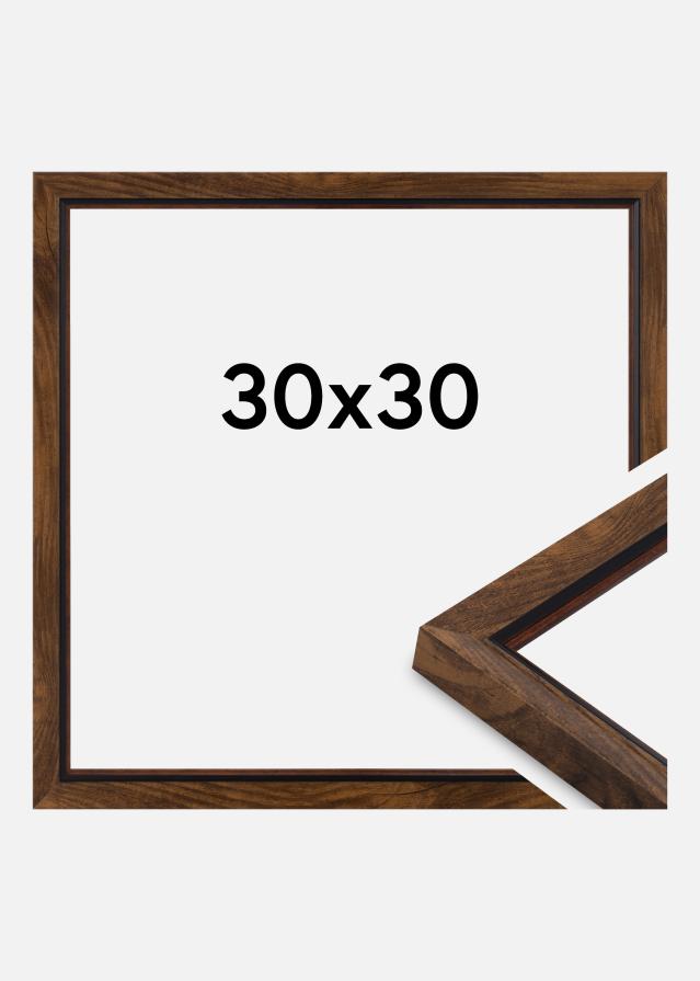 Rám Obsidian Akrylové sklo Ořech 30x30 cm