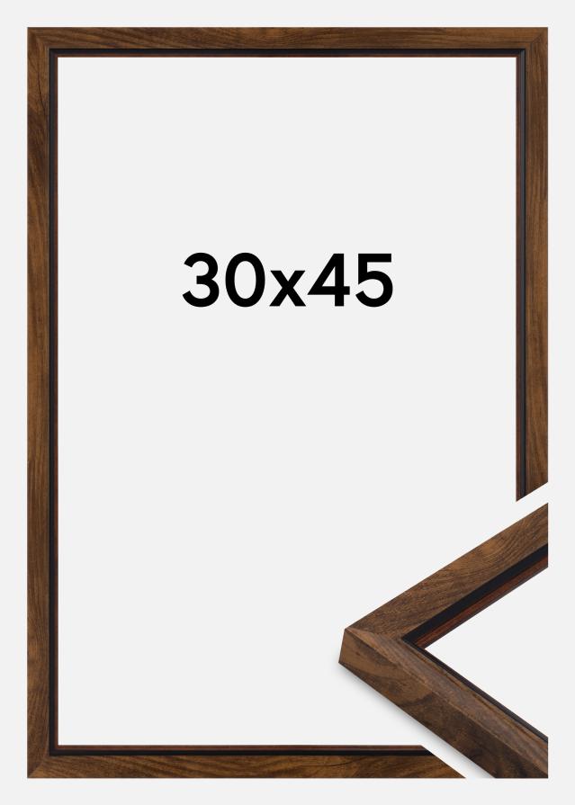 Rám Obsidian Akrylové sklo Ořech 30x45 cm
