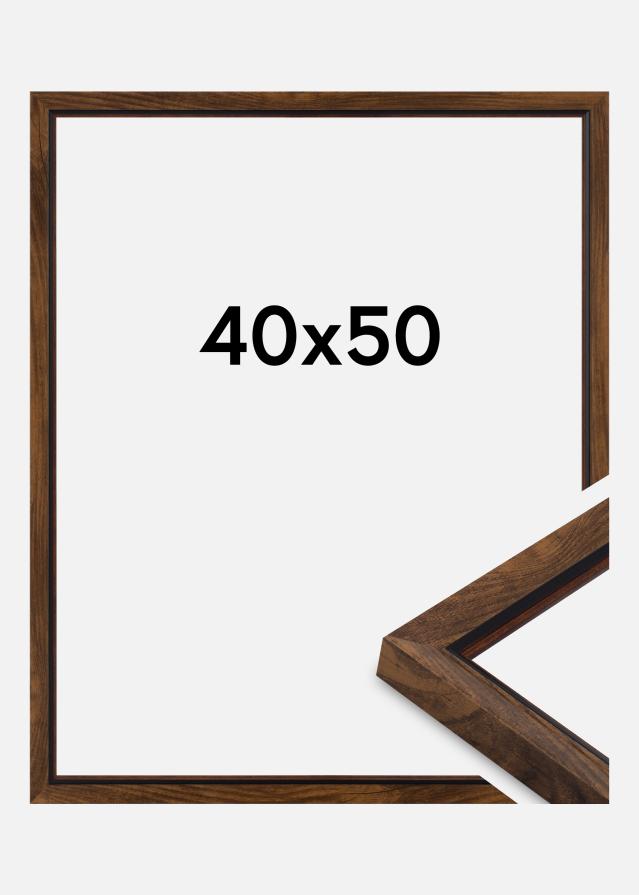 Rám Obsidian Akrylové sklo Ořech 40x50 cm