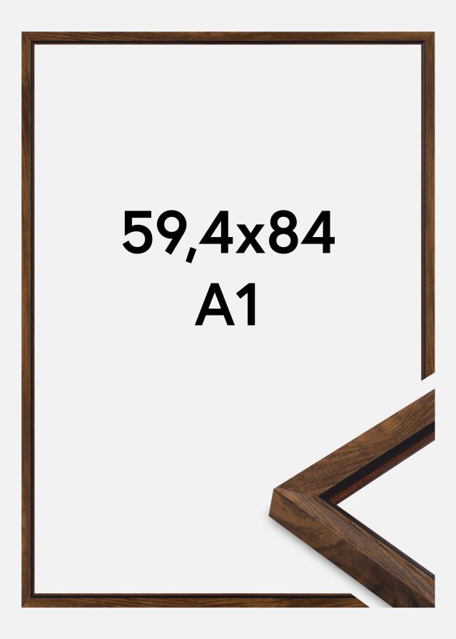 Rám Obsidian Akrylové sklo Ořech 59.4x84 cm (A1)