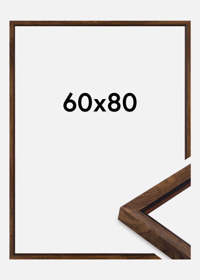 Rám Obsidian Akrylové sklo Ořech 60x80 cm