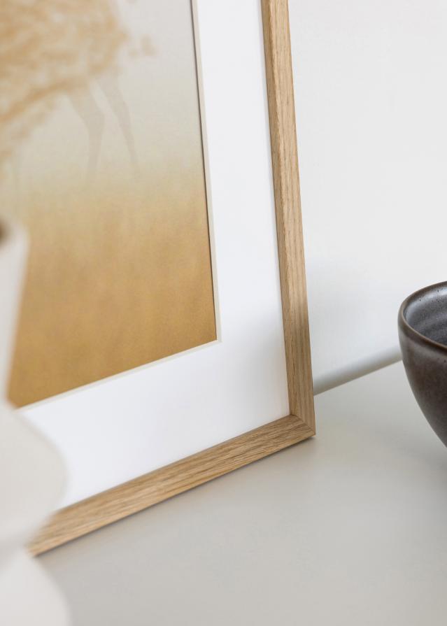 Rám Edsbyn Dub 17x23 cm - Pasparty Bílý 3x5 inches