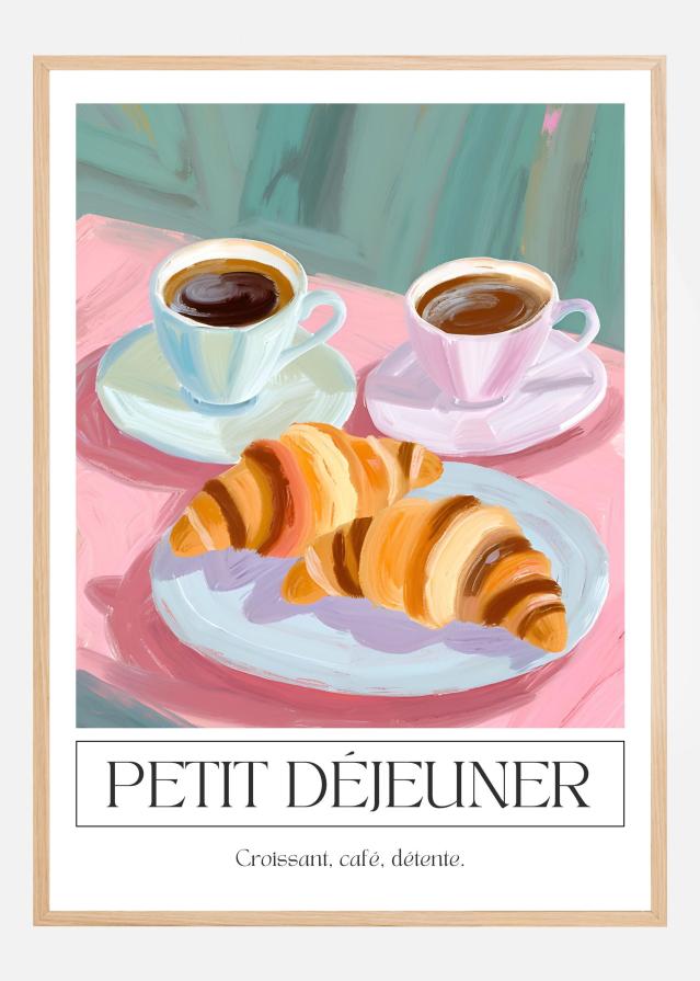 Petit dejeuner Plakát