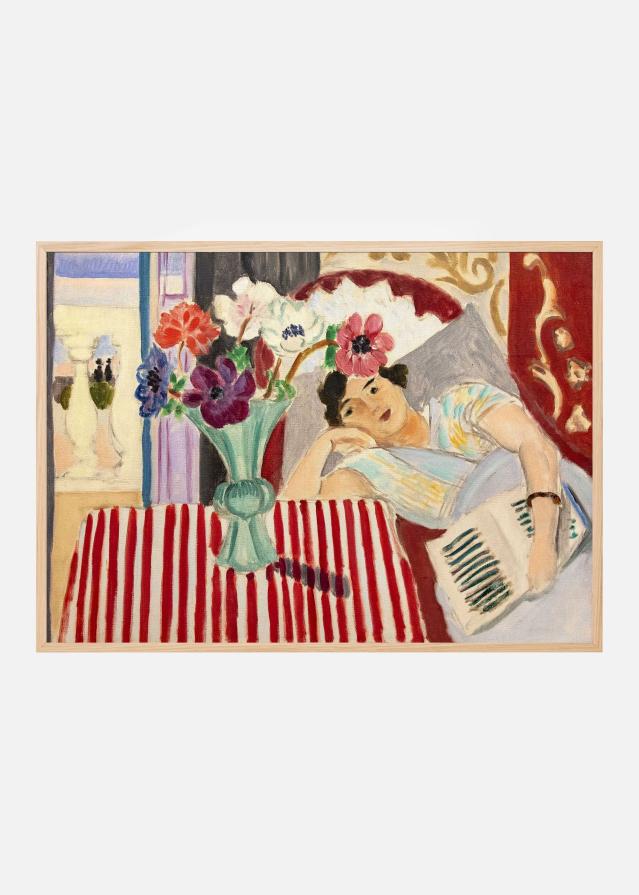 Femme Et AnAcmones - Henri Matisse Plakát